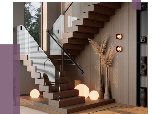 Изготовление и монтаж лестниц в Снежинске от 88332 руб. | ПРОЛЁТ-Снж