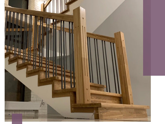 Реставрация деревянных и металлических лестниц в Снежинске