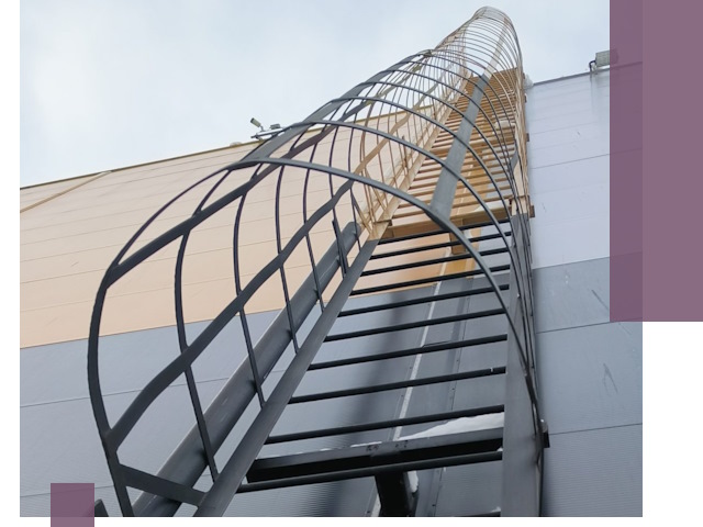 Изготовление и монтаж пожарных лестниц в Снежинске профессионально