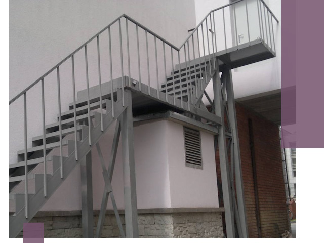 Монтаж пожарных лестниц под ключ в Снежинске с гарантией качества