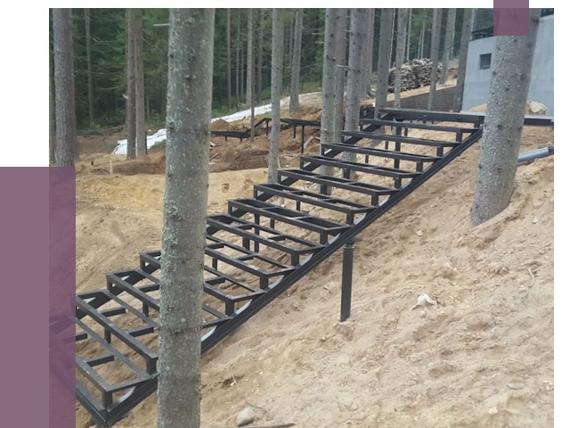 Монтаж металлических лестниц в Снежинске от 13769 руб. 