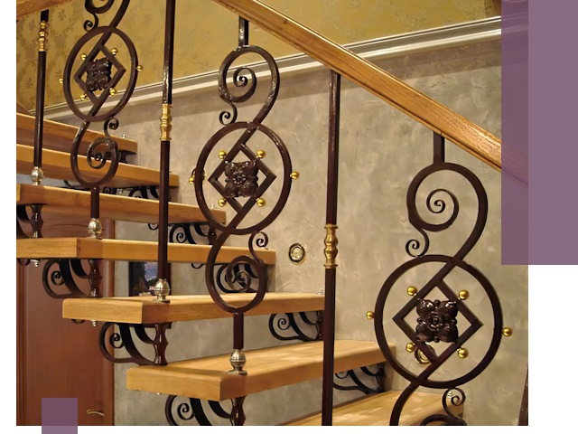 Изготовление кованых лестниц под ключ в Снежинске