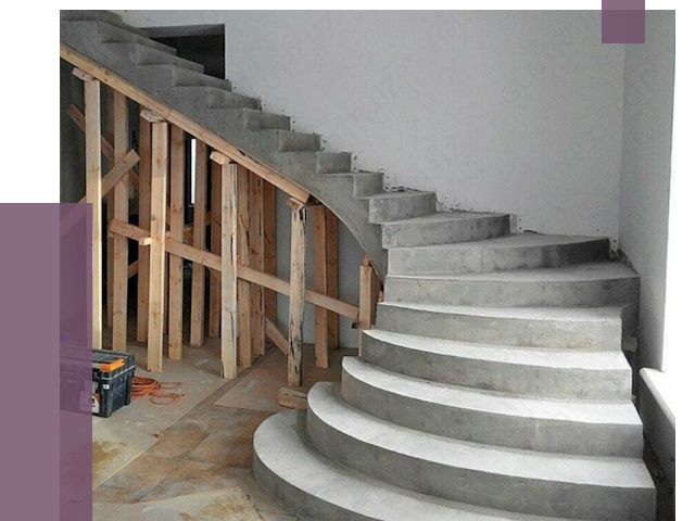 Изготовление бетонных лестниц под ключ в Снежинске от 20264 руб. | ПРОЛЁТ-Снж