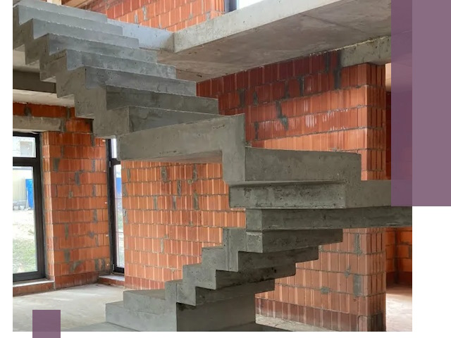 Изготовление бетонных лестниц под ключ в Снежинске