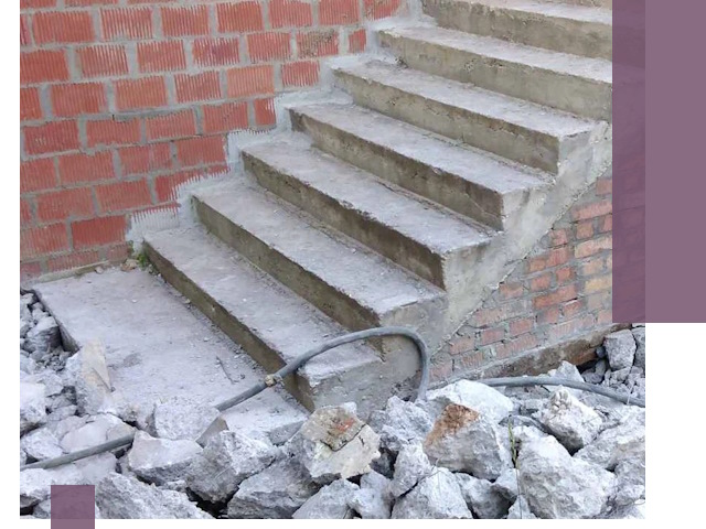 Демонтаж бетонных лестниц в Снежинске: быстро и безопасно