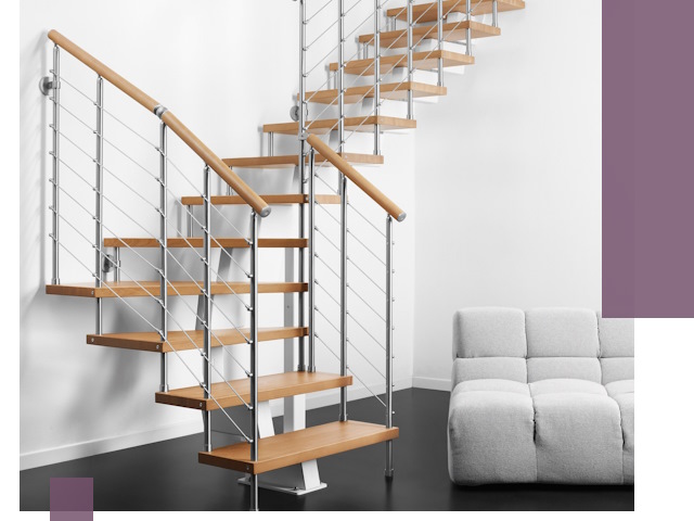 Модульные лестницы под ключ в Снежинске — монтаж и изготовление