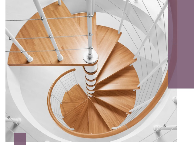 Изготовление винтовых лестниц под ключ в Снежинске