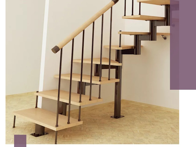 Монтаж лестниц на больцах в Снежинске — быстро и надежно