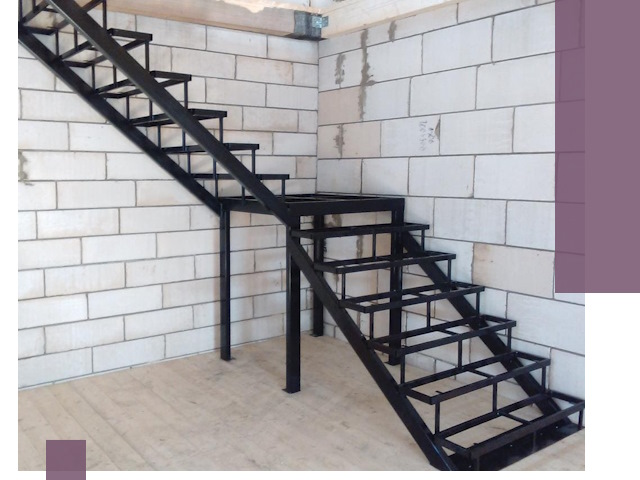 Лестницы на металлокаркасе под ключ в Снежинске — изготовление и монтаж