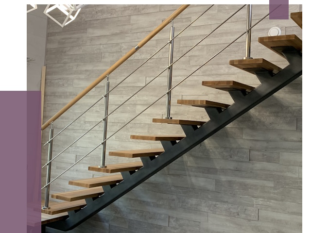 Изготовление лестниц на монокосоуре в Снежинске от 77420 руб. 