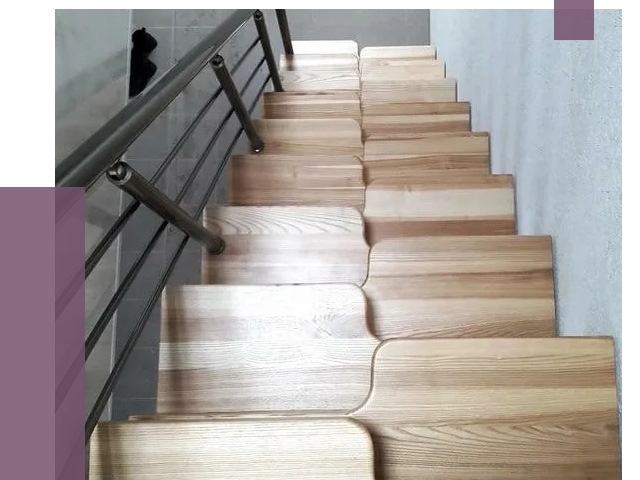 Лестницы гусиный шаг в Снежинске от 13250 руб. под ключ | ПРОЛЁТ-Снж