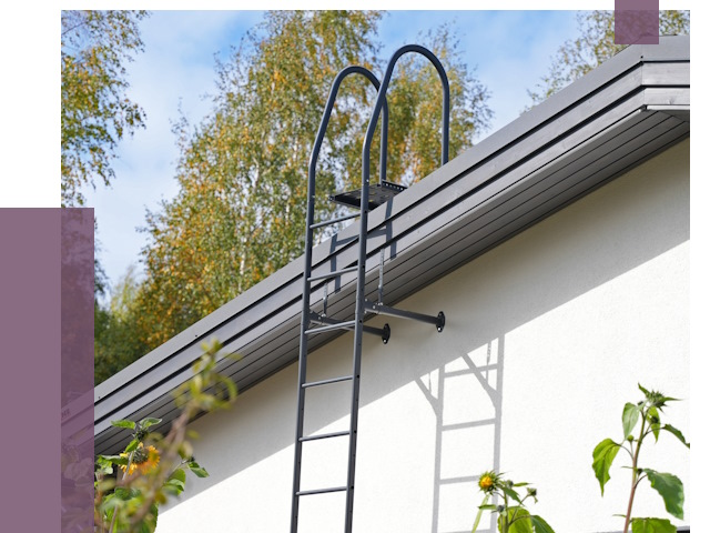 Лестницы на крышу в Снежинске от 19433 руб. — монтаж и монтаж ПРОЛЁТ-Снж