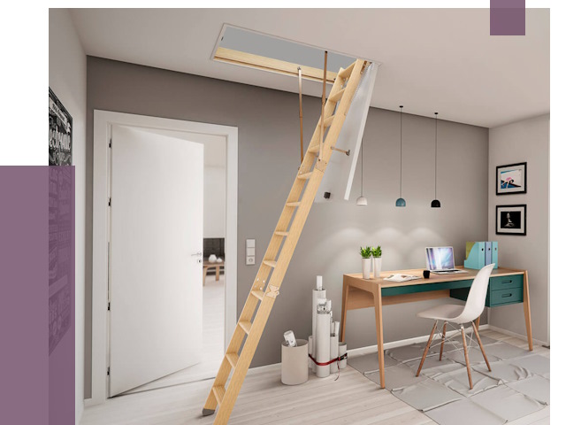 Чердачные лестницы в Снежинске — от 14809 руб. | ПРОЛЁТ-Снж