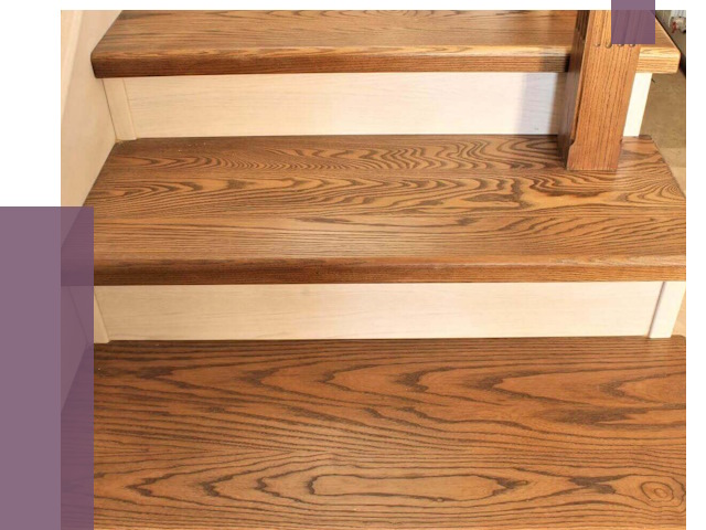 Буковые лестницы под ключ в Снежинске от 12730 руб.