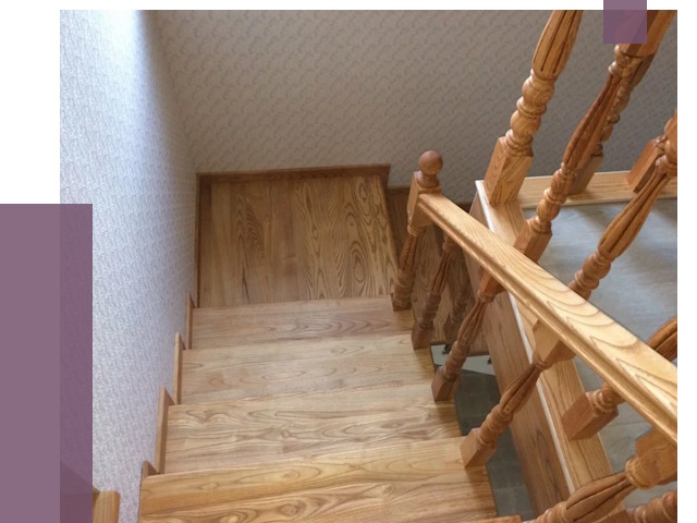 Сосновые лестницы в Снежинске под ключ от 8210 руб.  | ПРОЛЁТ-Снж