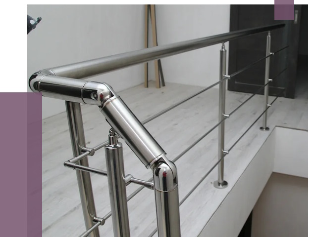 Перила из нержавеющей стали в Снежинске от 9145 руб. под ключ | ПРОЛЁТ-Снж