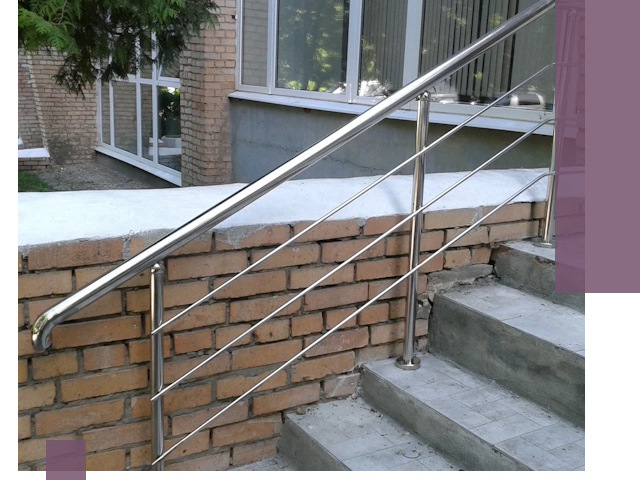 Перила из нержавеющей стали высокого качества в Снежинске