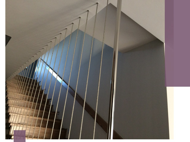 Тросовые перила под ключ в Снежинске — производство и монтаж