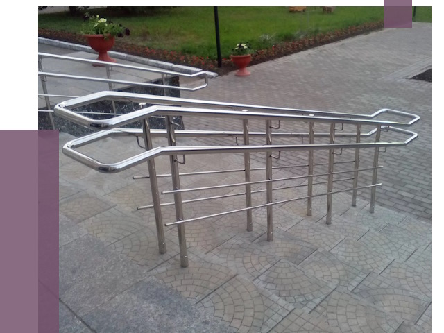 Перила для инвалидов в Снежинске от 7711 руб. под ключ | ПРОЛЁТ-Снж