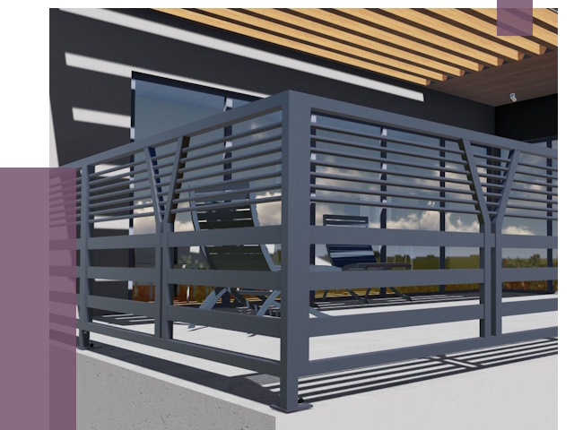 Изготовление балконных ограждений в Снежинске от 10912 руб. | ПРОЛЁТ-Снж