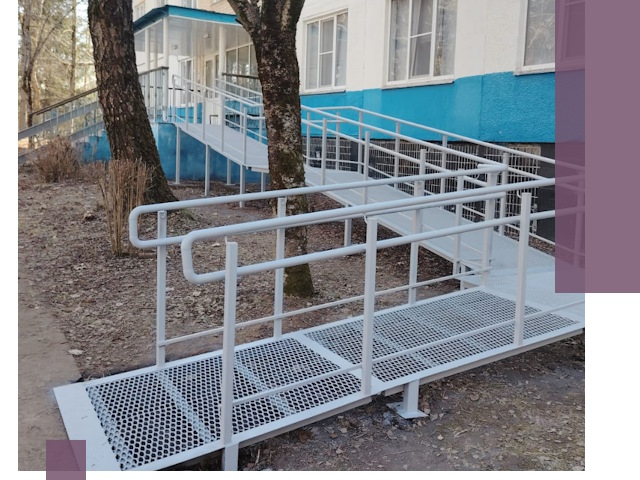 Пандусы под ключ в Снежинске: изготовление, монтаж и демонтаж