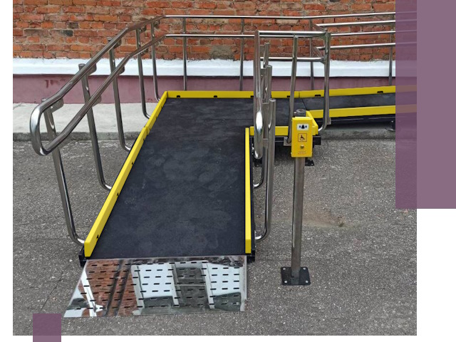 Изготовление наклонных пандусов для инвалидов в Снежинске