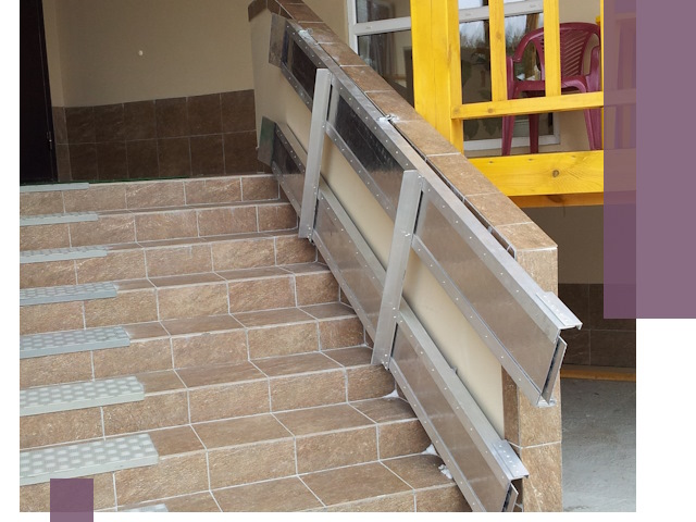 Откидные пандусы под ключ в Снежинске — монтаж и демонтаж