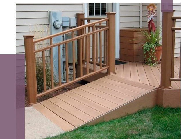 Пандус на крыльцо в Снежинске под ключ от 7898 руб. 