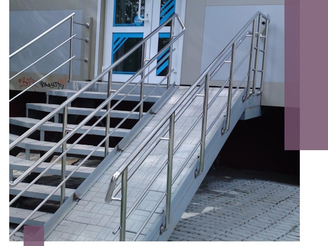 Пандус на крыльцо под ключ в Снежинске: монтаж и изготовление