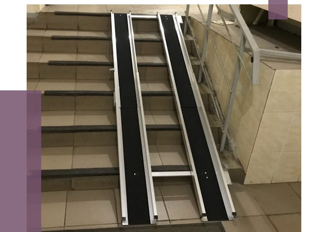 Установка пандуса в подъезд в Снежинске от 8106 руб. под ключ | ПРОЛЁТ-Снж