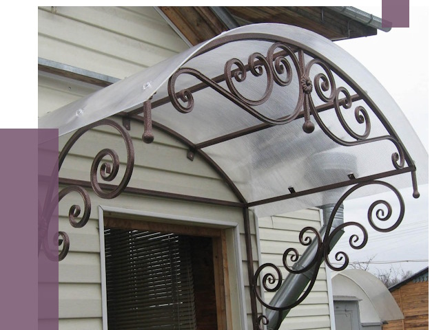 Изготовление козырьков в Снежинске от 7482 руб. — заказать | ПРОЛЁТ-Снж