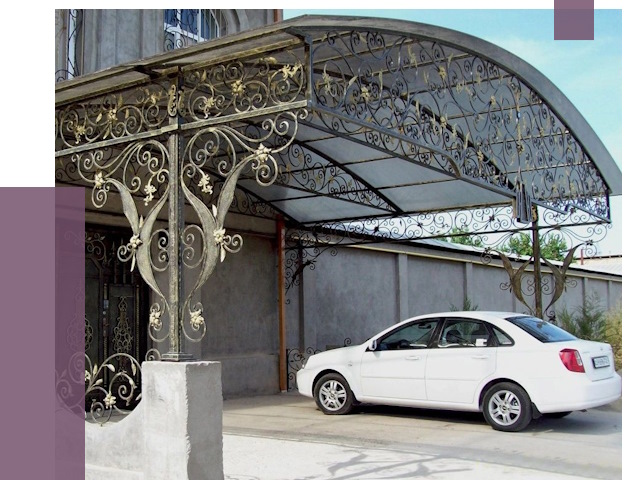 Кованые навесы в Снежинске от 14809 руб. | ПРОЛЁТ-Снж