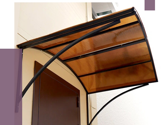 Недорогие козырьки в Снежинске от 7711 руб.  | ПРОЛЁТ-Снж