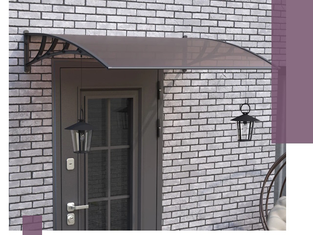 Недорогие козырьки и навесы под ключ в Снежинске