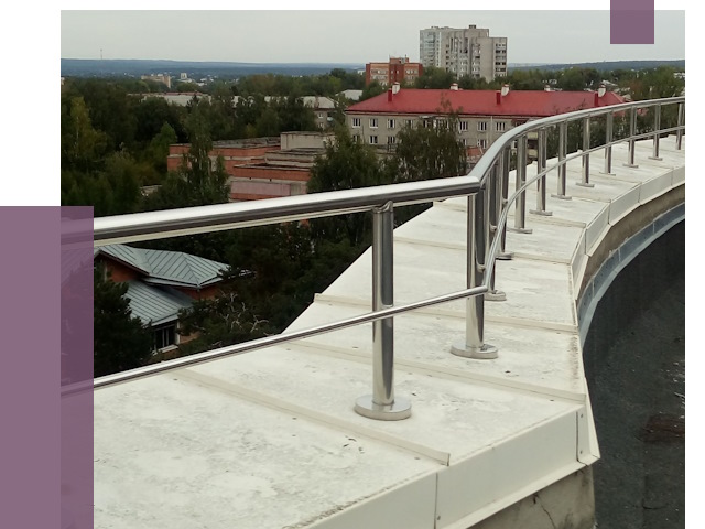 Парапеты и ограждения кровли в Снежинске от 5040 руб.