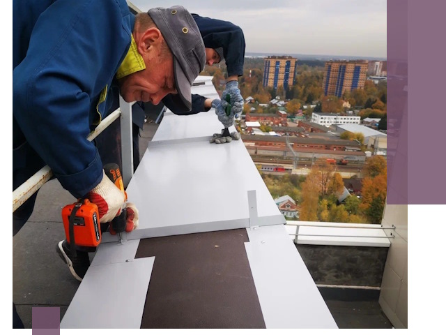 Монтаж парапетов в Снежинске — установка прочных металлических ограждений