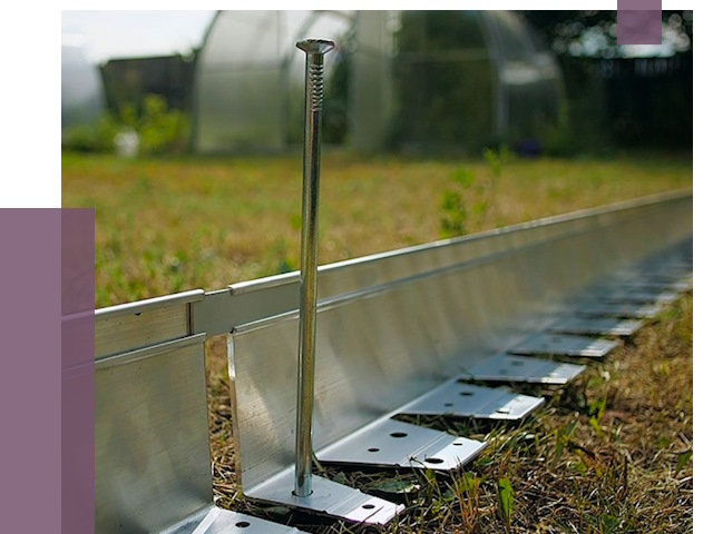 Металлические бордюры для газона в Снежинске от 4365 руб. | ПРОЛЁТ-Снж