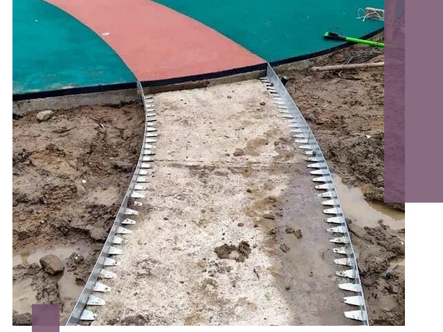 Металлические бордюры для дорожек в Снежинске — монтаж и изготовление