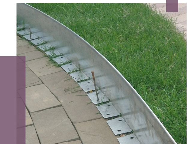 Металлические бордюры для тротуаров в Снежинске от 8833 руб.