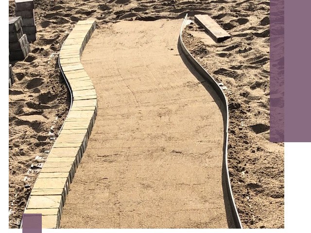 Металлические бордюры для тротуаров в Снежинске — прочные и долговечные