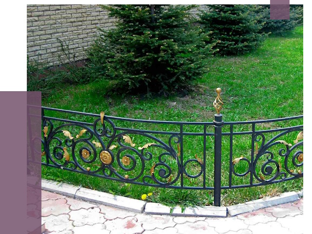 Кованые газонные ограждения в Снежинске от 7742 руб. — ПРОЛЁТ-Снж