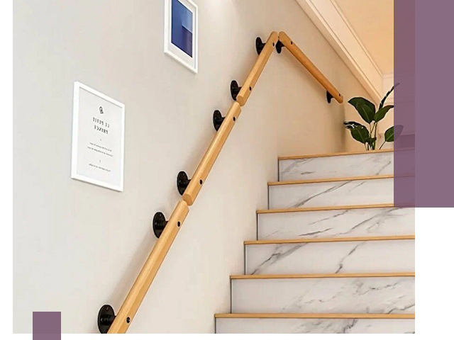 Поручни металлические и деревянные под ключ в Снежинске